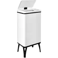 Wellhome Intelligenter Mülleimer Mit Automatischer Öffnung Und Manuellem Kontakt 50l