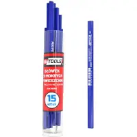 AWTOOLS Zimmermannsbleistift KB für nasse Oberflächen 15 Stück blau