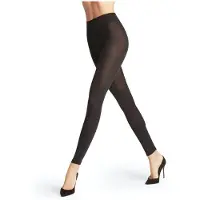 Falke Leggings Softmerino in Black | Gr.: 44-46
