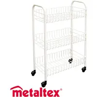 Metaltex Gemüsehändlerwagen Mit 3 Körben 41x2x6 Cm