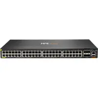 HP Aruba Networking CX 6300F 48-port 1GbE Class 4 PoE and 4-port SFP56 Switch, Managed, L3, Gigabit Ethernet (10/100/1000), Power over Ethernet (PoE), Rack-Einbau, 1U