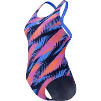 Speedo Womens Allover Digital Powerba Razor Sharp - Diva 34