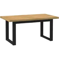 vidaXL Esstisch NOAIN U-Form-Beine 160x90x75 cm Massivholz Kiefer