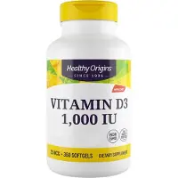 Healthy Origins , Vitamin D3, 1.000Iu, Kapseln 360 St