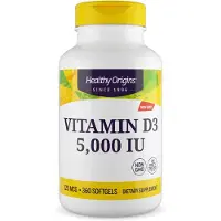 Healthy Origins , Depot Vitamin D3, 125mcg (5.000Iu), Weichkapseln 360 St