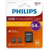 Philips Microsdxc 64gb Class 10 Uhs-i U1 Speicherkarte