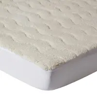 Homescapes Warmer, weicher Fleece-Matratzentopper 90 x 190 cm