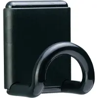 Unilux Garberobenhaken BxH 8x10cm magnetisch schwarz/grau Packung mit 15 Stück