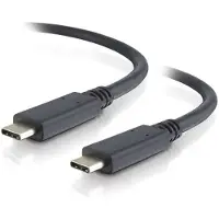 C2G 1 m USB-C 3.1 (USB 3.1 Gen 2) USB-C Stecker-Stecker-Kabel, 1 m, USB C, USB C, USB 3.2 Gen 2 (3.1 Gen 2), Stecker/Stecker, Schwarz