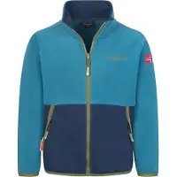 TROLLKIDS Kinder Kjerag 3in1 Jacke pine green/mystic blue 164
