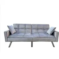 HTI Sofa mit Schlaffunktion Brigga Grau