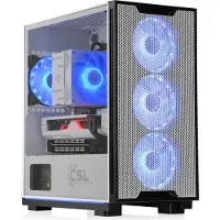 CSL-Computer Gaming PC M12580H / AMD Ryzen 5 8400F, 6x 4200 MHz / AMD RX9070 / 32 Go DDR5 RAM / M.2 SSD 1000 GB - Windows 11 Home