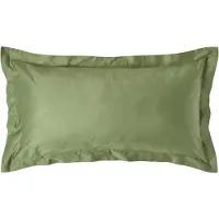 Homescapes BIO-KISSENBEZUG Satin mit Stehsaum, Fadendichte 400