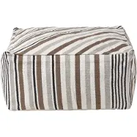 Homescapes SITZPOUF mit Streifenmuster, 60/60/30 cm