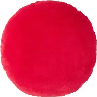 Homescapes DEKOKISSEN rund rot, Baumwollsamt?40 cm