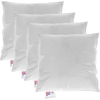 Homescapes FÜLLKISSEN 4er-Set – 50/50 cm, Gänsefedern & Daunen