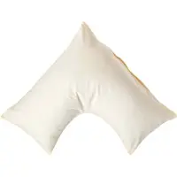 Homescapes KISSENBEZUG für V-Form-Kissen, Perkal, Fadendichte 200