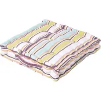 Homescapes SITZKISSEN Osaka bunt gestreift 40/40/8 cm