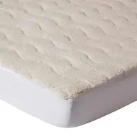 Homescapes Warmer, weicher Fleece-Matratzentopper 160 x 200 cm