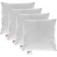 Homescapes FÜLLKISSEN 4er-Set – 40/40 cm, Gänsefedern & Daunen