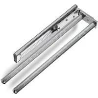 Sotech Aluminium Handtuchhalter TED 2 Armig 325 bis 487 mm Ausziehbar Drehbar Chrom Poliert