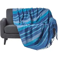 Homescapes WOHNDECKE Morocco 150/200 cm, 100% Baumwolle gestreift