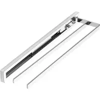 Sotech Handtuchauszug STYLE 2 Armig Chrom Poliert 415 mm Auszugsweg 300 mm