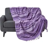 Homescapes WOHNDECKE Morocco 150/200 cm, 100% Baumwolle gestreift