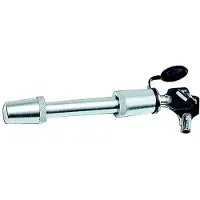 Trimax Locks T5 Premium verchromter geschmiedeter Stahl, 1,6 cm Klasse V verlängertes
