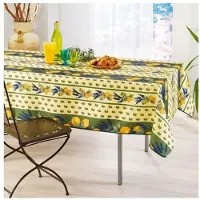 You do it Nappes Provençales - - Zitrone - Polyester - 240 x 150 cm - Grün