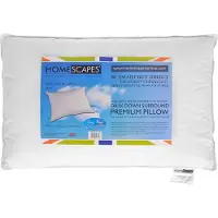 Homescapes KOPFKISSEN Mikrofaser mit Federkern, 48/74 cm