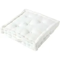 Homescapes SITZKISSEN creme 50/50/10 cm – Bodenkissen unifarben