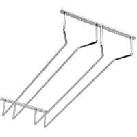 Sotech Gläserhalter für 2 Glasreihen 235 x 500 x 70 mm Chrom Poliert