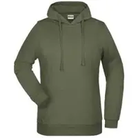James & nicholson Damen Kapuzen Sweater Hoodie JN795 olive M