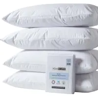 Homescapes KISSENSCHONER wasserdicht 40/80 cm, 4er-Set mit Reißverschluss