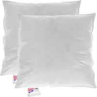 Homescapes FÜLLKISSEN 2er-Set – 40/40 cm, Gänsefedern & Daunen