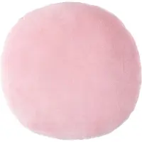 Homescapes DEKOKISSEN rund rosa, Baumwollsamt?40 cm