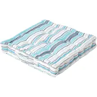 Homescapes SITZKISSEN New England blau-weiß 40/40/8 cm