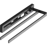 Sotech Handtuchauszug STYLE 2 Armig Schwarz 325 mm Auszugsweg 145 mm