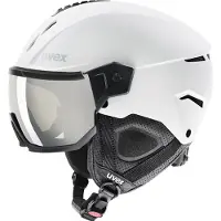 Uvex Instinct Visor, Skihelm mit Visier, weiß