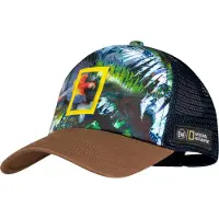 Buff Trucker Cap Scarlet Macaw