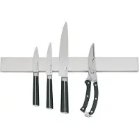 kela Magnetischer Messerhalter Plan Silber 45 x 5 x 1,5 cm