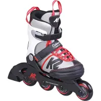 K2 Cadence G Ltd Inlineskates, Grau/Rot, L