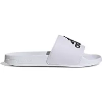Adidas Adilette Shower Slide Badelatschen Badeschlappen Sandale weiß/schwarz GZ3775, Schuhgröße:39 EU