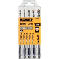 DeWalt Mehrzweckbohrer-Set 5-tlg. schlagfest