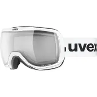 Uvex DOWNHILL 2100 CV Unisex-Skibrille Vollrand Monoscheibe Kunststoff-Gestell, weiß
