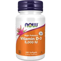 Now , Vitamin D3 Depot, 5.000Iu, Cholecalciferol, Weichkapseln 240 St