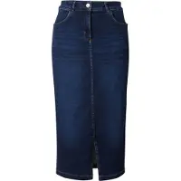 Comma Skirt Blue Denim Größe: 34 | Midiröcke Outlet | Damen | Blau