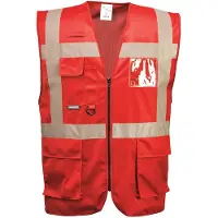 Portwest Iona Warnweste F476 Rot 3XL