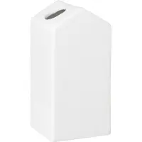 Räder x Bilderrahmen, Porzellan, glasiert & unglasiert, Weiss, H 5,5-8,5 cm